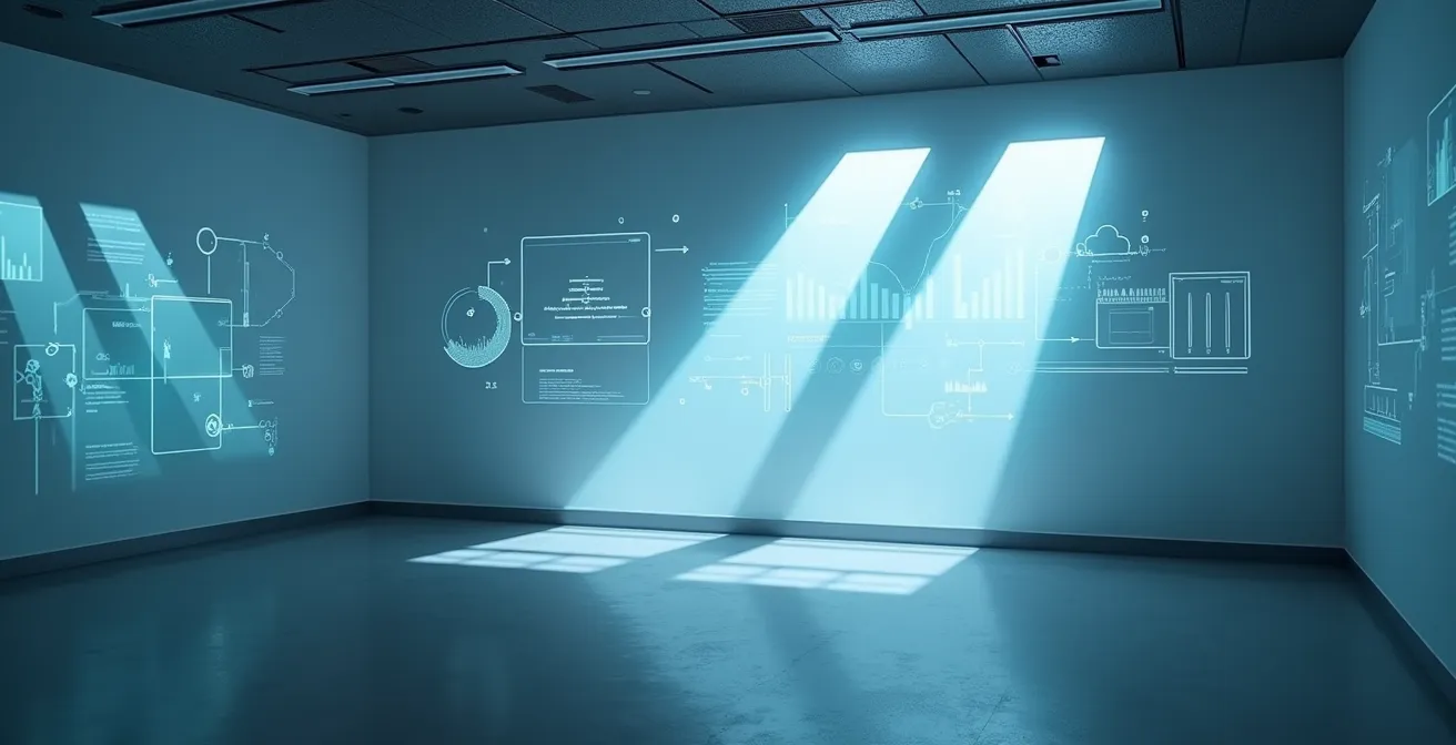 Environnement de monitoring avec métriques et indicateurs visuels